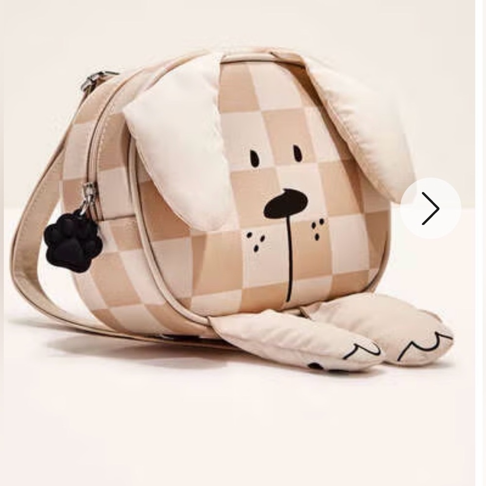 NWT Checkered Dog Mini Backpack
